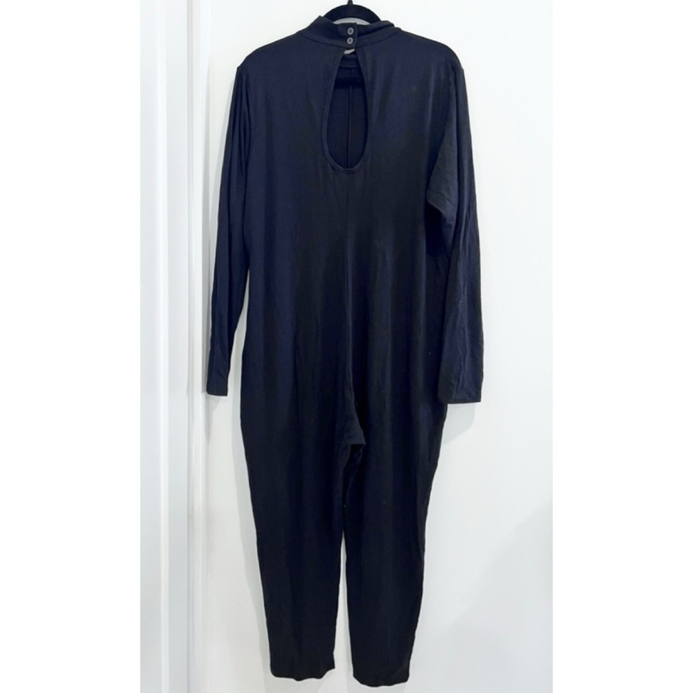 Smash + Tess mockneck keyhole romper in midnight blk xs - Picture 4 of 4